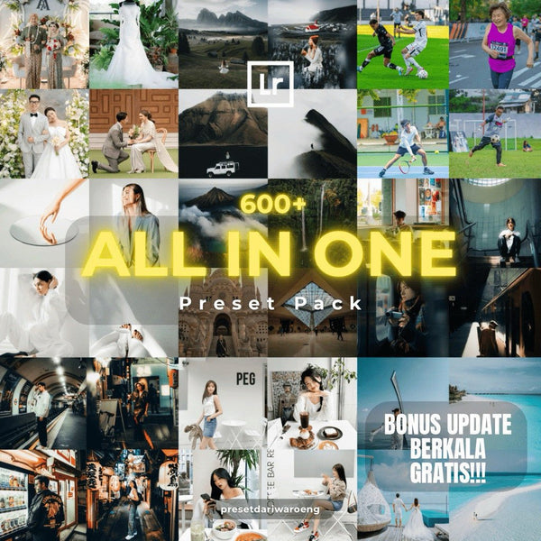 ALL IN ONE Presets Lightroom | Preset ALL IN ONE Free Update | Lightroom Untuk iOS Android dan Desktop