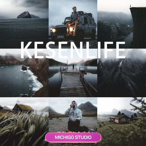 📸 Cinematic Black-White Faded Landscape – Lightroom Preset (FCPX, DaVinci LUT, Mobile, PS, LR)