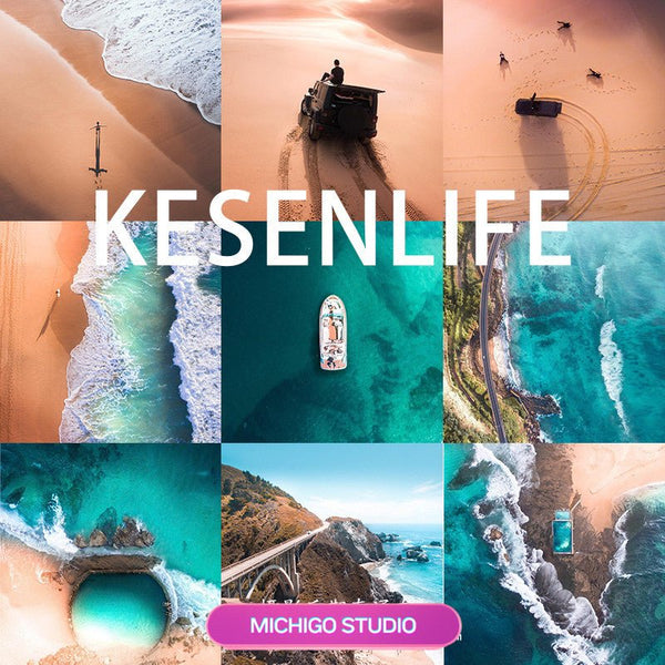 📸 Drone Aerial Island Tone – Lightroom Preset (FCPX, DaVinci LUT, Mobile, PS, VN)