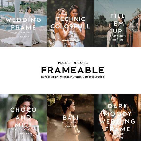 FRAMEABLE ORIGINAL PRESETS & LUTS (LIFETIME & UPDATE)