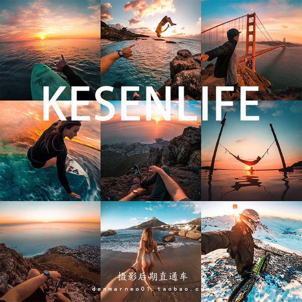 📸 GoPro Sunset Sunrise Lightroom Preset – PR, FCPX, DaVinci LUT, Mobile, LR, PS, Surf, VN