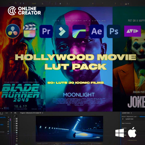 Hollywood Inspired LUT CREATOR FX