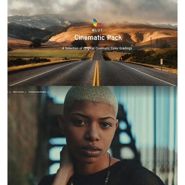 🎨 LUT 606 | mLut Cinematic Pack – 30 CUBE Format LUTs for Professional Cinematic Color Grading