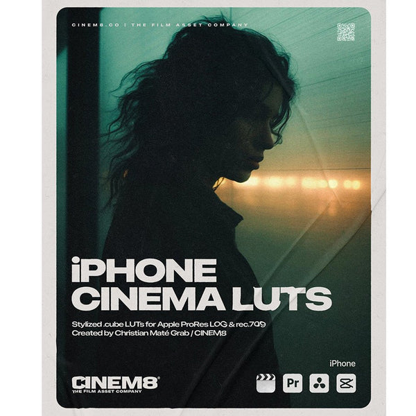 🎬 LUTs | 18 CUBE Format CINEM8 – Cinematic LUTs Mobile Color Grading Presets