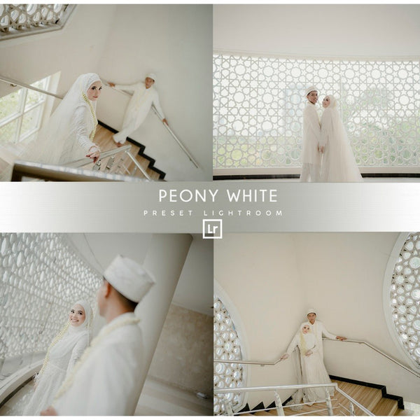 Preset Wedding Melayu Peony White special Adobe Lightroom Bisa untuk di PC/LAPTOP/HP ANDROID DAN IOS