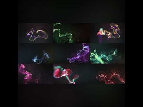 Visual Pack 🎬 | Dynamic Rainbow Neon Light Lines Animation | Stage Live LED Screen Background VJ Loop 🌈