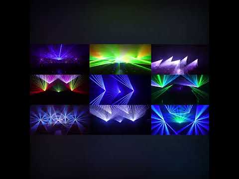 Visual Pack 🎬 | Cool Runway Laser & Light Show | LED Screen Projection Background for Bar Video 4K ✨