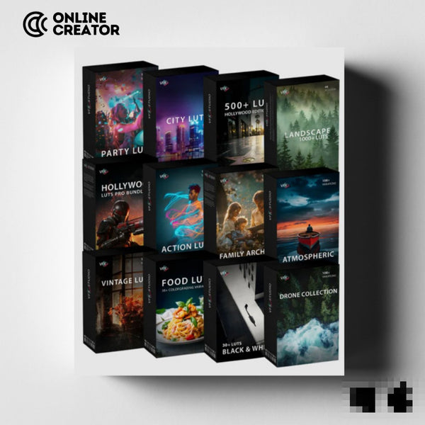 ✨ VfxStudio – All LUTs Bundle (4000+ LUTs)