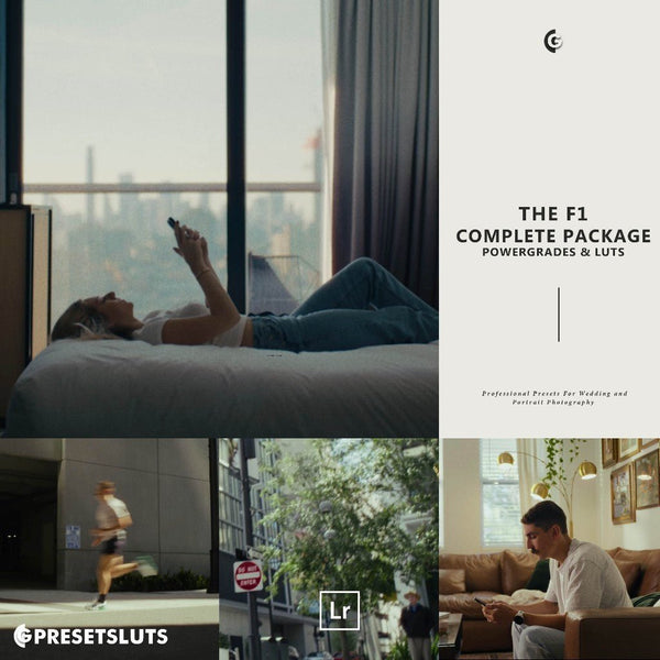 The F1 Complete Package POWERGRADE & LUTs by Blaine Westropp | DAVINCI RESOLVE ADOBE PREMIERE