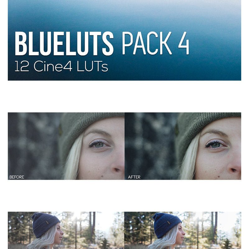 🎬 **038 BLUELUTS Pack 4 – Cine4 LUTs PR FCPX Video Color Grading Presets [ MICHIGO STUDIO ]** 🎥✨ - MICHIGO STUDIO