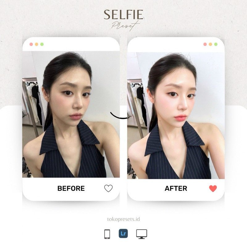 10 Preset Lightroom Aesthetic Selfie | Filter Lightroom Mobile DNG XMP | iPhone Android PC[ MICHIGO STUDIO ] - MICHIGO STUDIO
