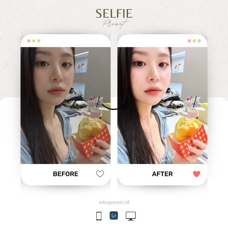 10 Preset Lightroom Aesthetic Selfie | Filter Lightroom Mobile DNG XMP | iPhone Android PC[ MICHIGO STUDIO ] - MICHIGO STUDIO