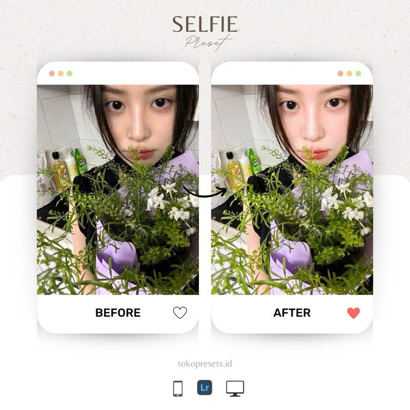 10 Preset Lightroom Aesthetic Selfie | Filter Lightroom Mobile DNG XMP | iPhone Android PC[ MICHIGO STUDIO ] - MICHIGO STUDIO