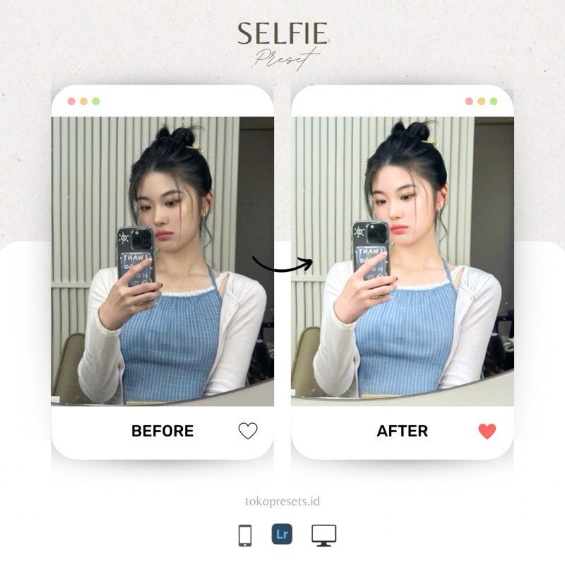 10 Preset Lightroom Aesthetic Selfie | Filter Lightroom Mobile DNG XMP | iPhone Android PC[ MICHIGO STUDIO ] - MICHIGO STUDIO
