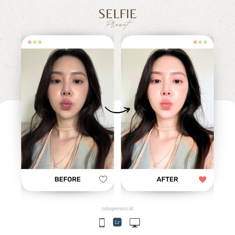 10 Preset Lightroom Aesthetic Selfie | Filter Lightroom Mobile DNG XMP | iPhone Android PC[ MICHIGO STUDIO ] - MICHIGO STUDIO