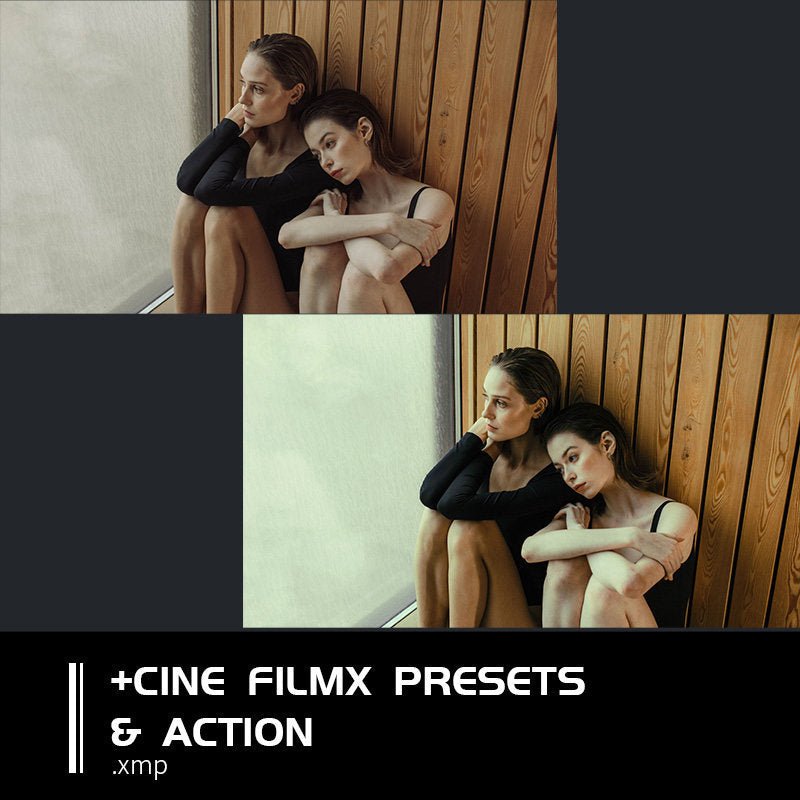 **230 LR Lightroom Vintage Cinematic Film Presets – CINE FILMX Presets 🎞️✨** - MICHIGO STUDIO