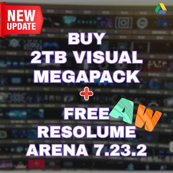 VISUAL PACK | 1000GB Visuals Bundle 🎶 Wedding / Bar/Club/KTV Room Effects | FREE Resolume arena