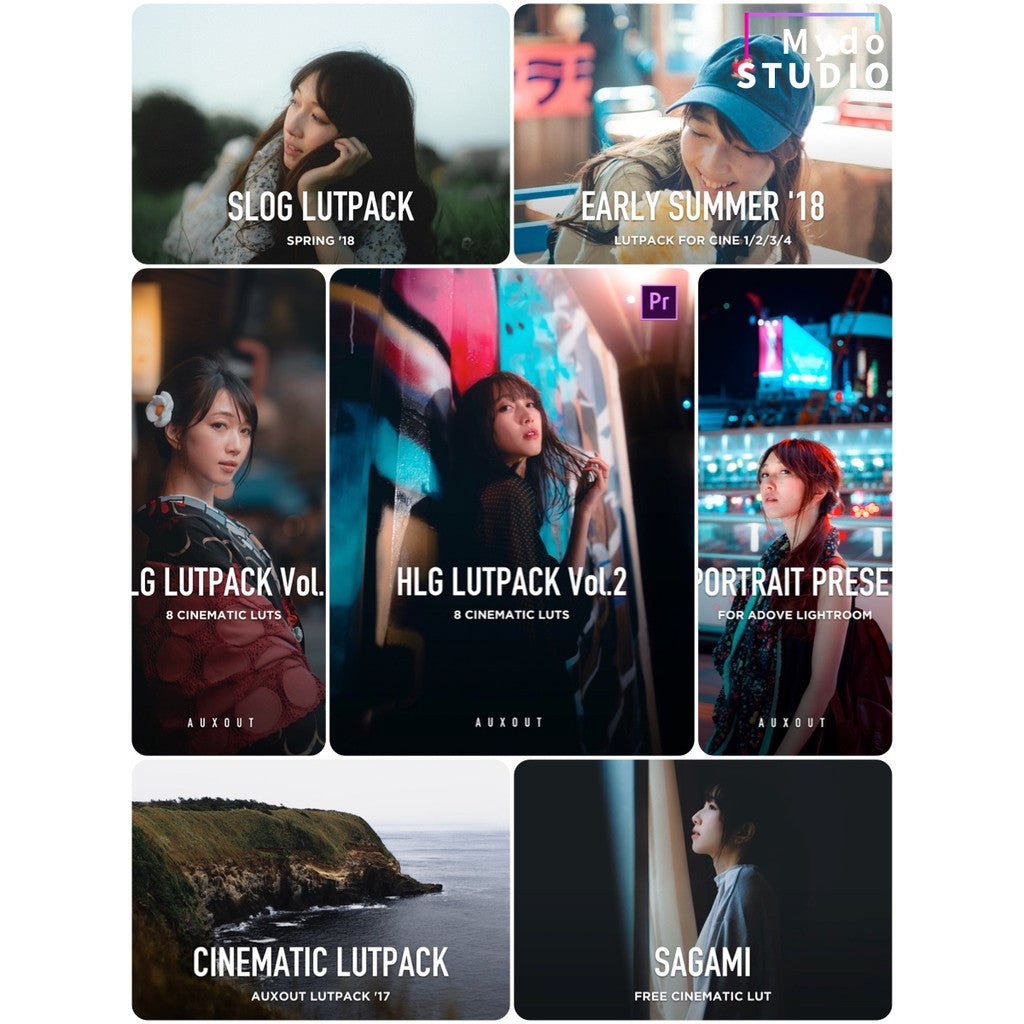 🌸 4UX0UT Sony Vlog LUTs 🎥 Soft & Dreamy Travel Look | SLOG2 / SLOG3 / HLG [ MICHIGO STUDIO ] - MICHIGO STUDIO