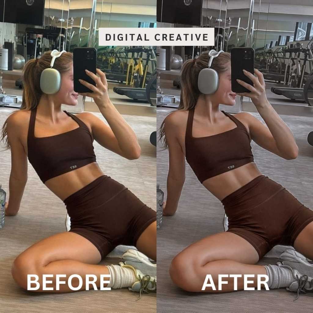 5 PRESET AESTHETIC | GYM PRESET | LIGHTROOM[ MICHIGO STUDIO ] - MICHIGO STUDIO