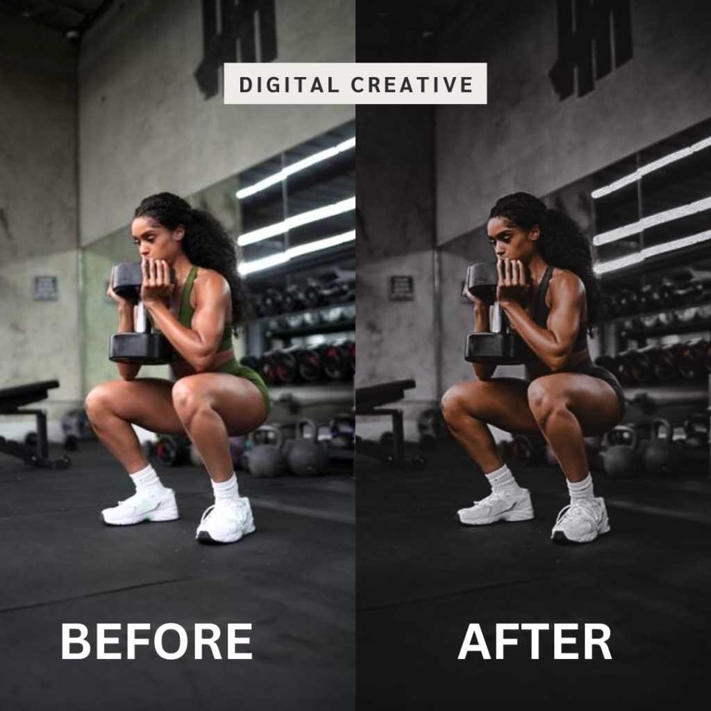 5 PRESET AESTHETIC | GYM PRESET | LIGHTROOM[ MICHIGO STUDIO ] - MICHIGO STUDIO