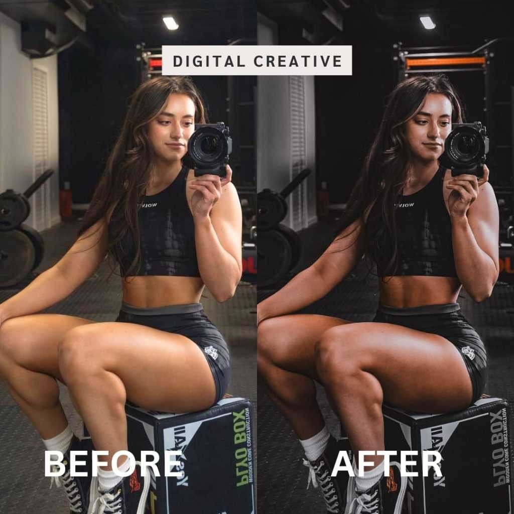 5 PRESET AESTHETIC | GYM PRESET | LIGHTROOM[ MICHIGO STUDIO ] - MICHIGO STUDIO