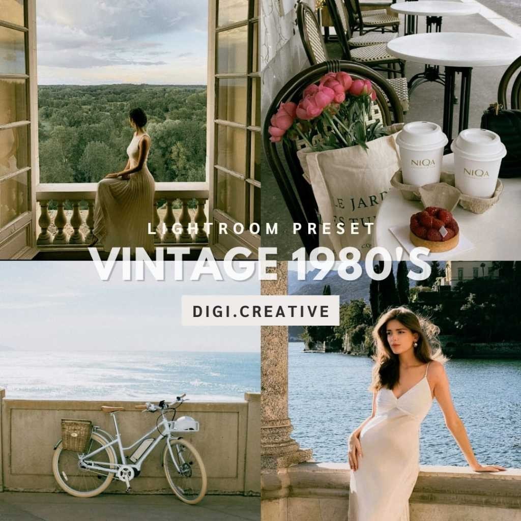 5 Vintage 1980's Preset | Lightroom[ MICHIGO STUDIO ] - MICHIGO STUDIO