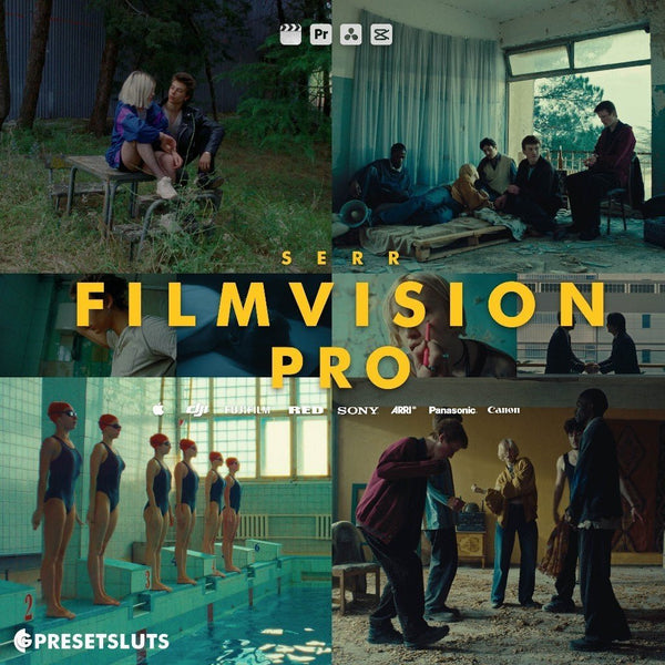 633 [NEW] FilmVision PRO by SERR Powergrades & LUTs | Davinci Resolve Adobe Premiere Final Cut