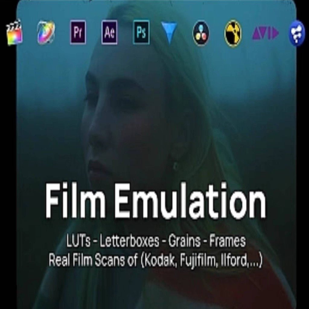 📼 91 Film Emulation LUTs + 4K Film Overlays | Pixflow Pro Pack - MICHIGO STUDIO