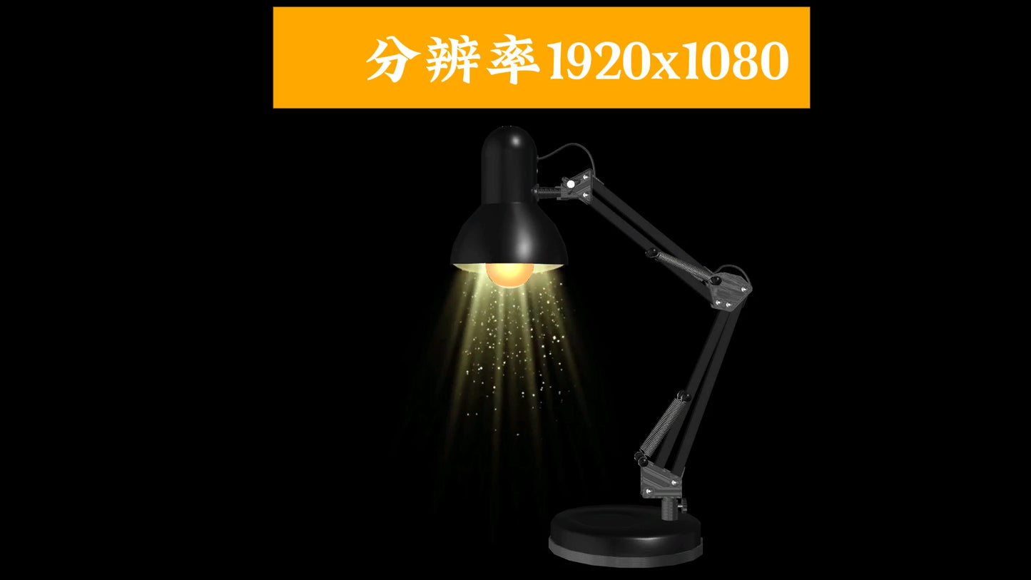 Premium Aesthetic Desk Lamp VJ Visuals 💡 Warm Light Bulb Glow & Moody Interior Background | High-End Minimalist Stage LED Video for Livehouse & Cozy Events ✨