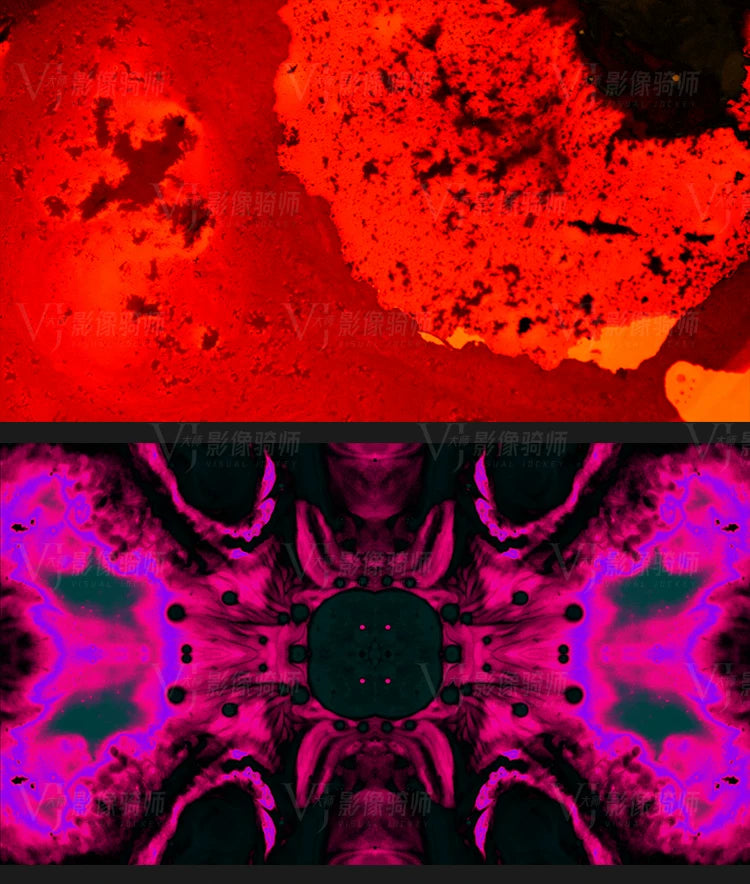 Visual Pack 🎬 | Colorful Liquid Acid Visual Art | VJ Loop LED Screen KTV Club DJ 4K ✨🔥