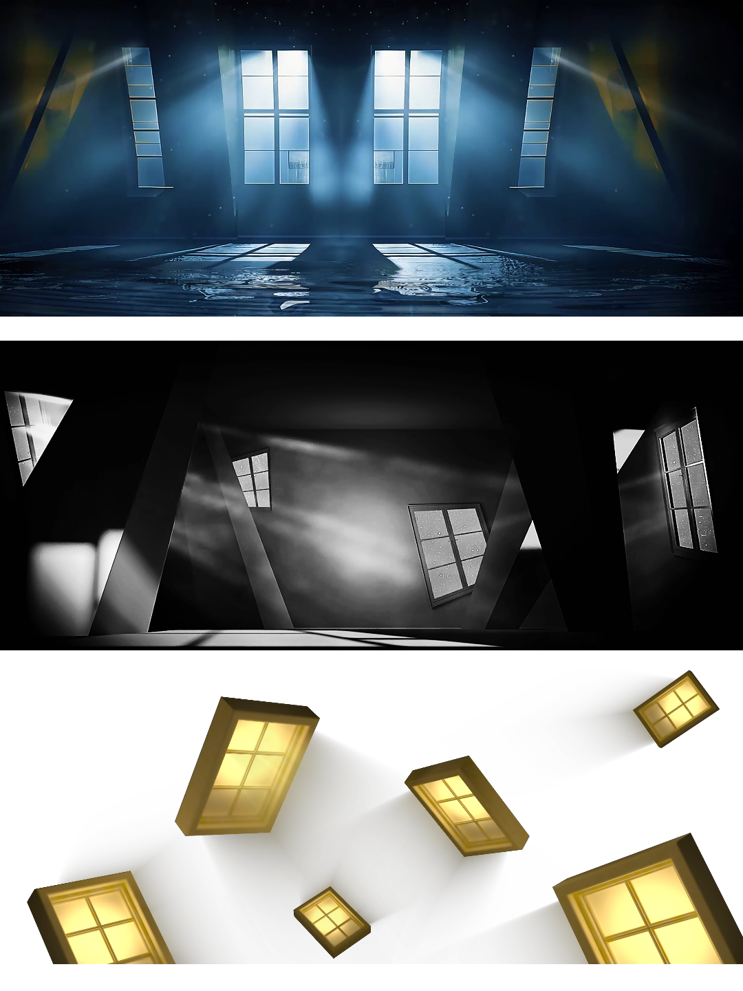 Premium Palace Window Visuals: Aesthetic Cinematic Particles. High-End Livehouse Background, Luxury Architectural VJ Loop & Elegant Stage Motion Graphics. 🏛️🪟✨🌌💎