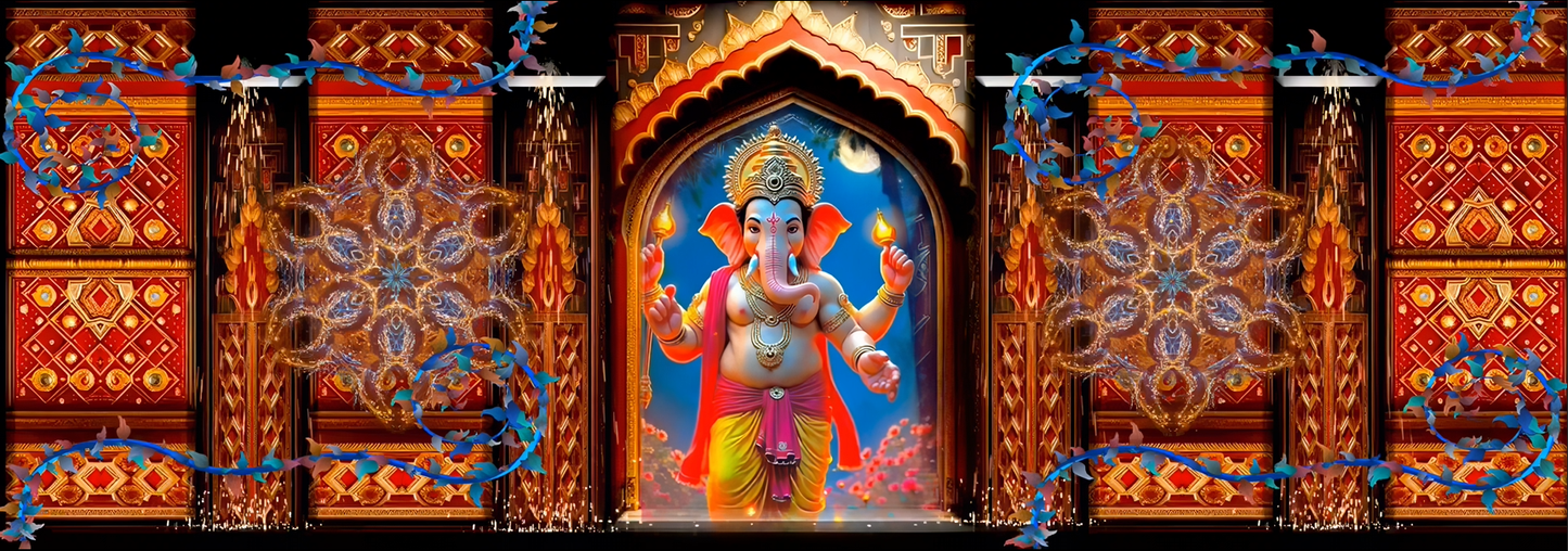 VISUAL | 🏛️ Exotic divine architecture, grand scenes, dance gala, ethnic performances, LED large screen, stage background video - MICHIGO STUDIO