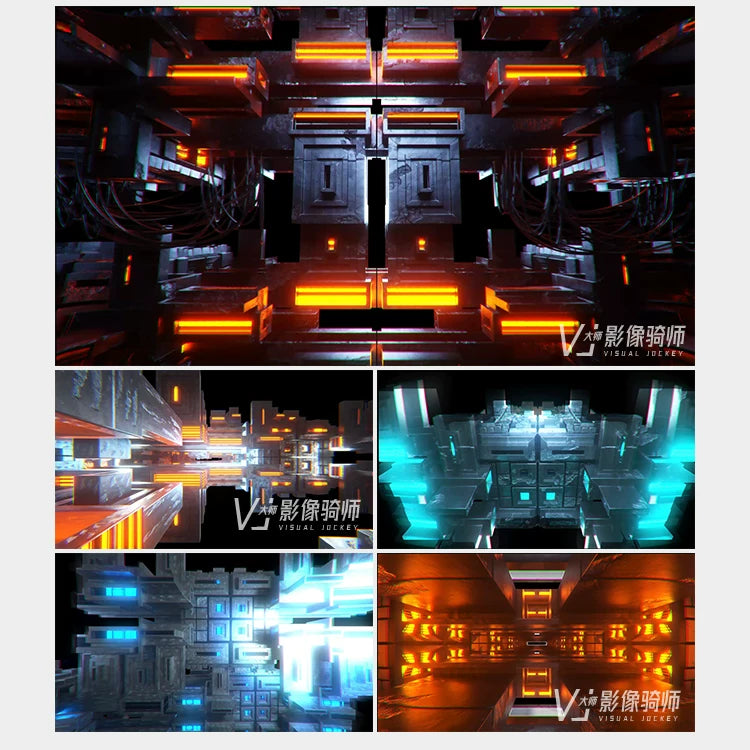 Visual Pack 🎬 | 3D Cool Rhythm Skull | KTV, Bar & Nightclub Stage Performance LED Screen VJ Video Background 💀🎶