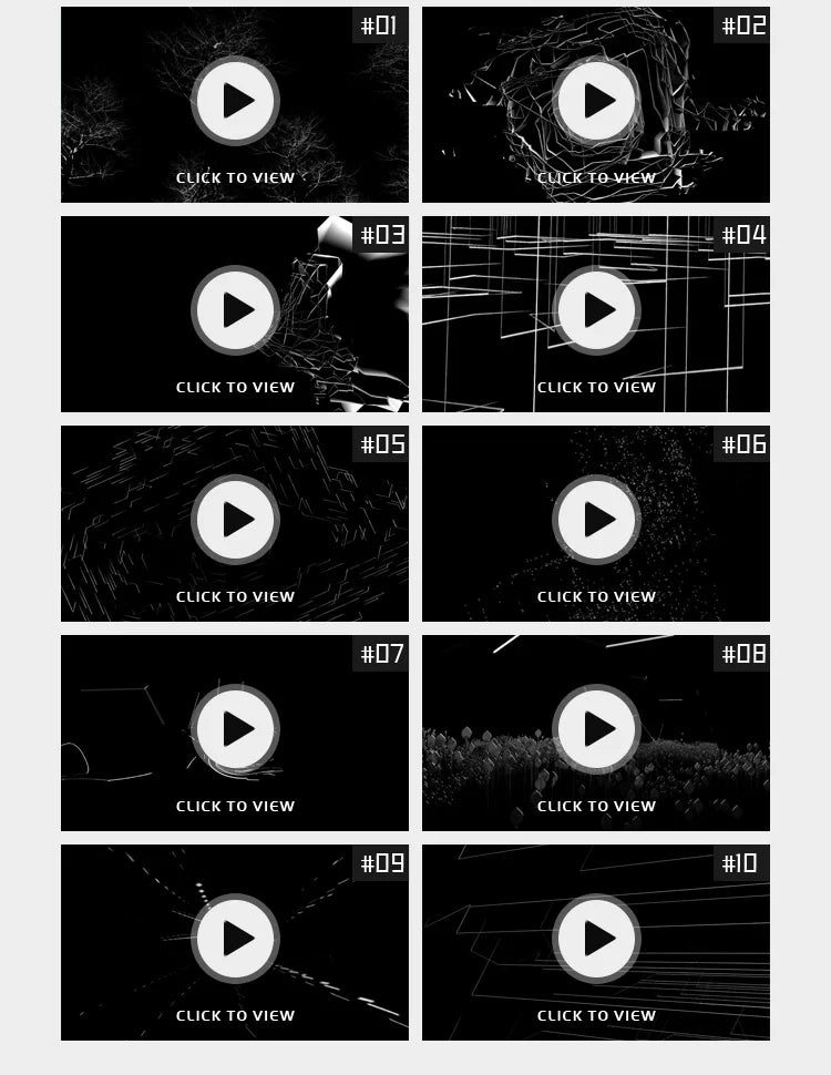 Visual Pack 🎬 | Black & White 3D Geometric Splicing Tree Visual | Glasses-Free LED Screen Live VJ Loop ✨⚫⚪
