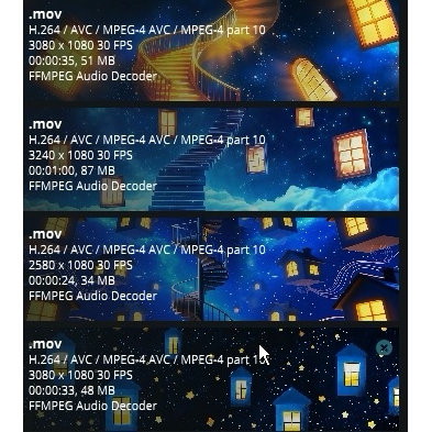 Premium Surreal Dreamscape: Aesthetic Starry Sky, Floating Windows & Infinite Stairway. High-Quality VJ Loop for Livehouse & Immersive Dreamy Stage LED Displays. ✨🌌🪟🪜
