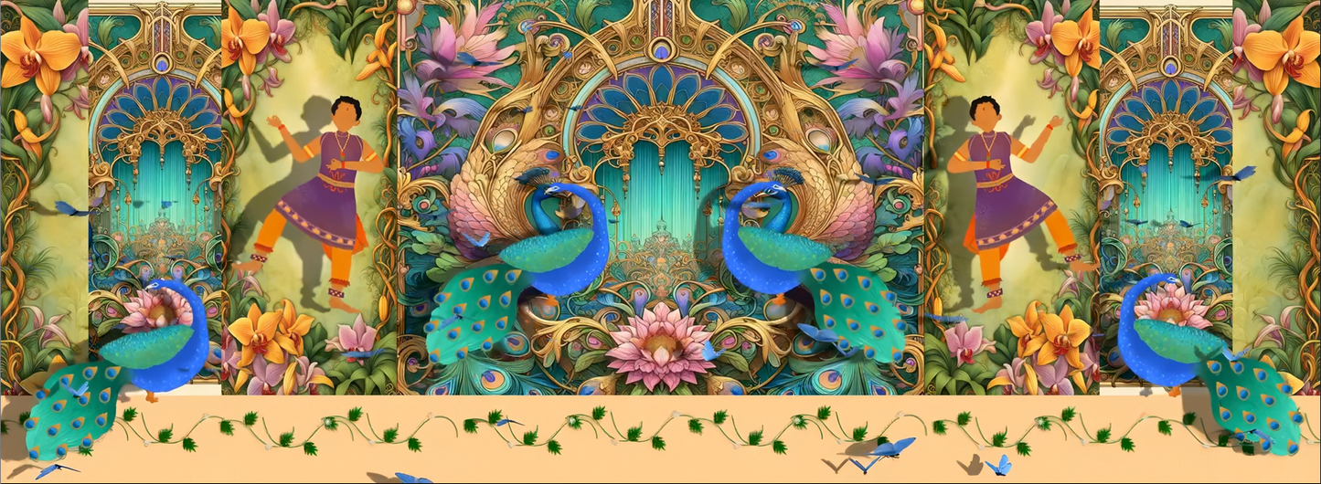 VISUAL | 🏛️ Exotic divine architecture, grand scenes, dance gala, ethnic performances, LED large screen, stage background video - MICHIGO STUDIO