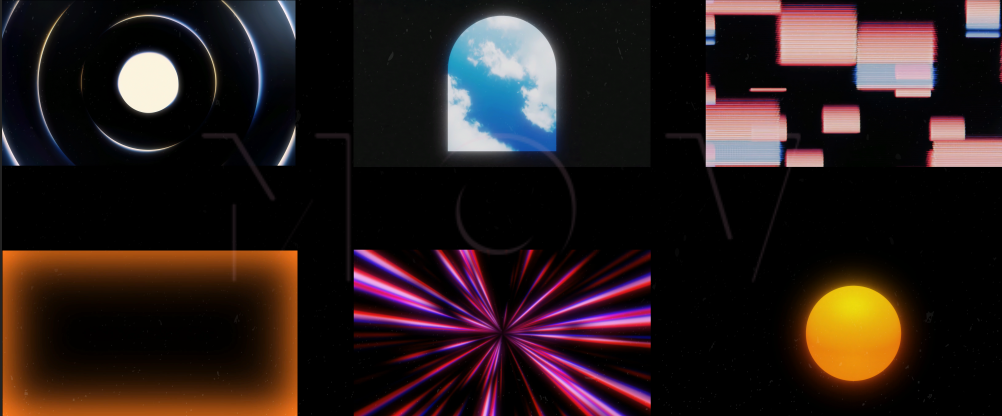 VISUAL | 🎨2 Latest trendy fashion, colorful art design, minimalist 3D geometric shapes, VJ animation video material - MICHIGO STUDIO