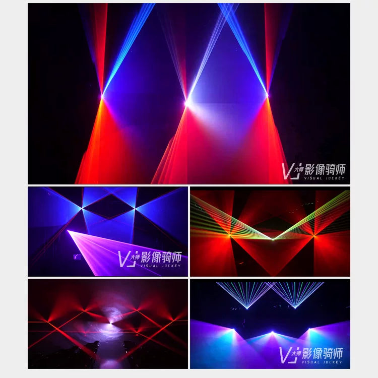 Visual Pack 🎬 | Cool Runway Laser & Light Show | LED Screen Projection Background for Bar Video 4K ✨