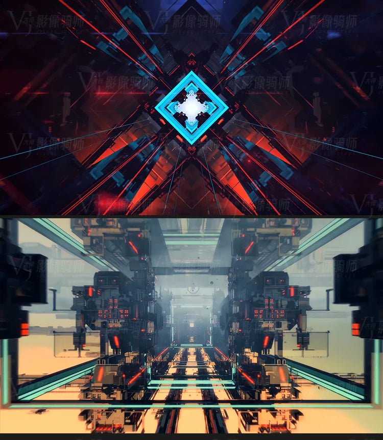 Visual Pack 🎬 | 3D Mechanical Motion Dance | DJ Club Stage LED Screen Live VJ Loop Background 4K 🔥🎶✨