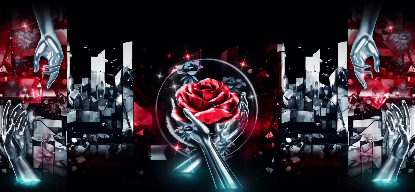 Black Gold Poker Cards & Animated Roses Background | Luxury Livehouse VJ Loop | Casino Theme Stage Video Material | Premium Motion Graphics for Events & Clubs 🃏🌹🔥