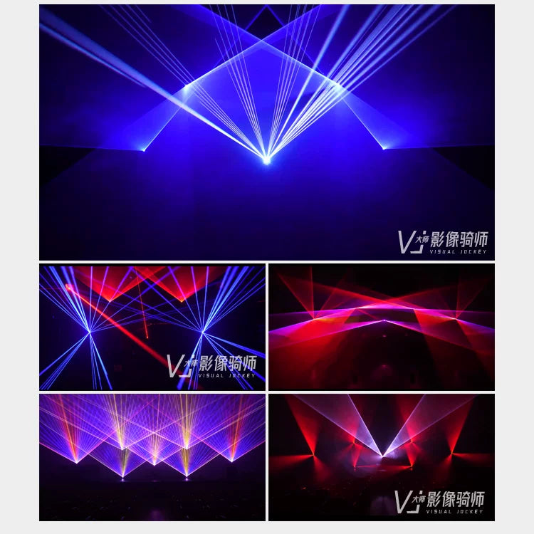 Visual Pack 🎬 | Cool Runway Laser & Light Show | LED Screen Projection Background for Bar Video 4K ✨