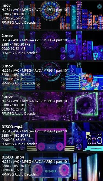 Dynamic Retro Neon VJ Visuals ⚡ Cyberpunk Aesthetic Stage Background | High-Quality LED Video for Livehouse, Bars, Disco & Fashion Performance Displays 🌃🕺