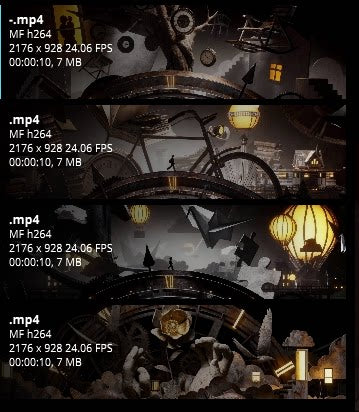 Premium Vintage Time Gear & Bicycle Visuals: Retro Clockwork Motion Graphics. Luxury Steampunk Aesthetic for Livehouse Stage Backgrounds & Professional VJ Loops. ⚙️🚲🕰️⏳📜