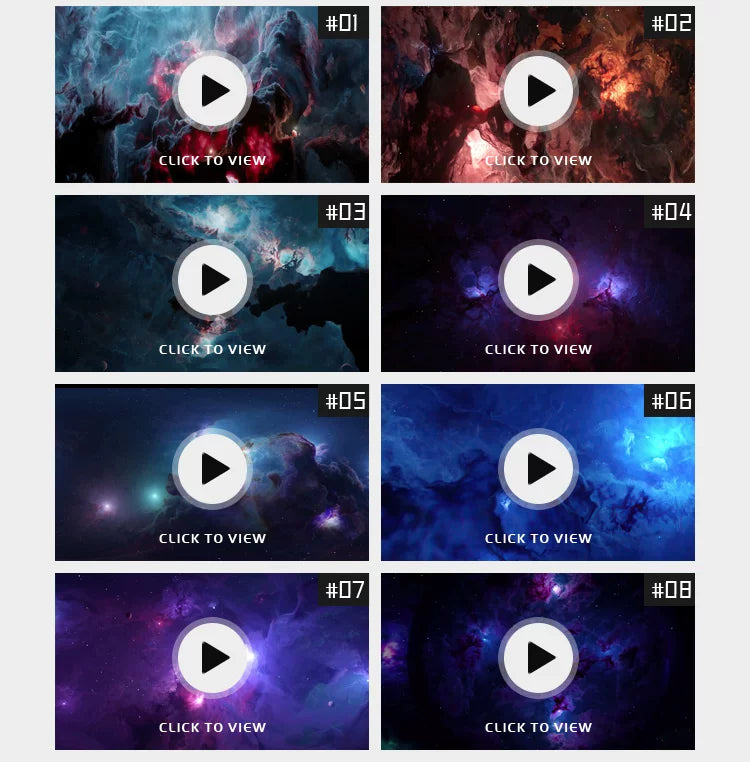 Visual Pack 🎬 | Elegant Dreamy 3D Space Cosmos & Nebula | Live Stage LED Screen Video Background 4K 🌌✨