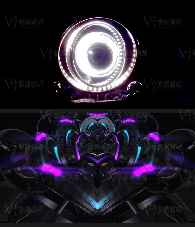 Visual Pack 🎬 | 3D Metallic Motion & Light | Nightclub Bar Stage LED Screen Live VJ Loop Background 4K 🔥