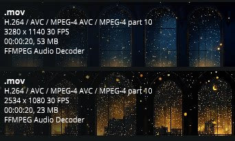 Aesthetic Gothic Architecture VJ Visuals 🏛️ Golden Starry Sky Particles & Cathedral Window Loop | High-End LED Stage Background for Livehouse & Luxury Events ✨