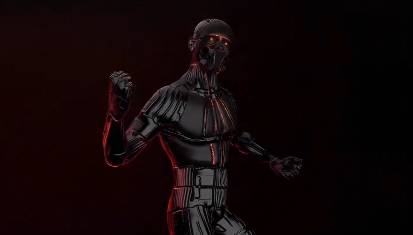 🌌 International Naked-Eye 3D – Mechanical Tech Characters Animation | Holographic Projection LED Screen VJ Visual - MICHIGO STUDIO