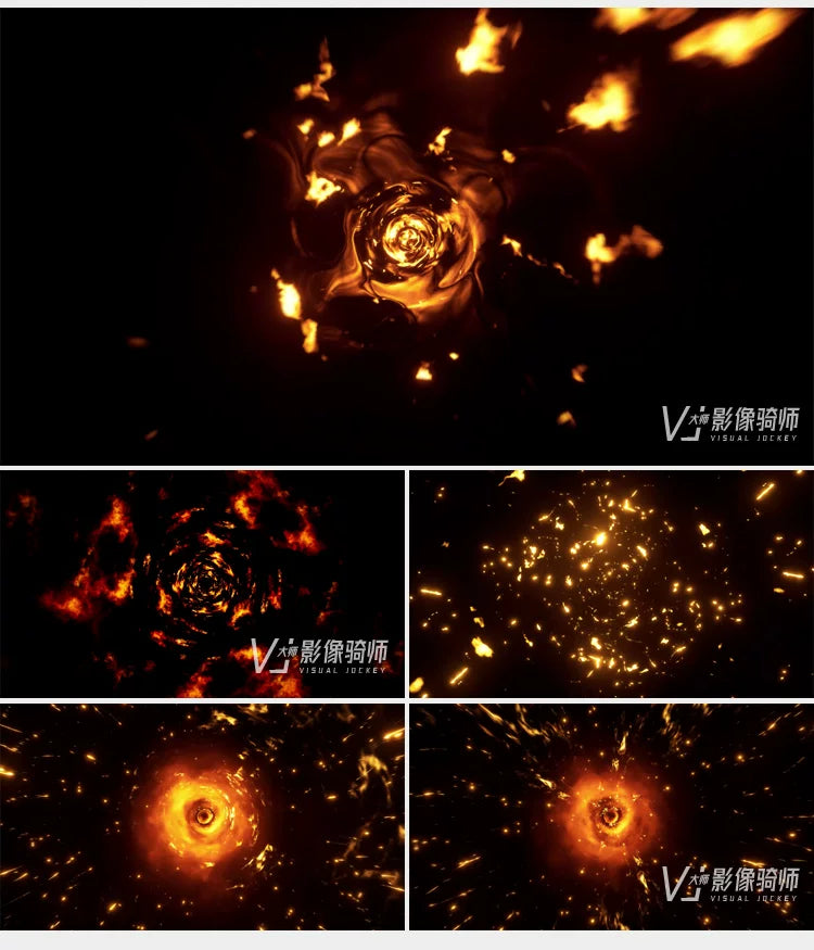 Visual Pack 🎬 | Cool Dynamic Space Wormhole Travel | Bar Runway Stage Live LED Screen Background VJ Loop 4K 🌌