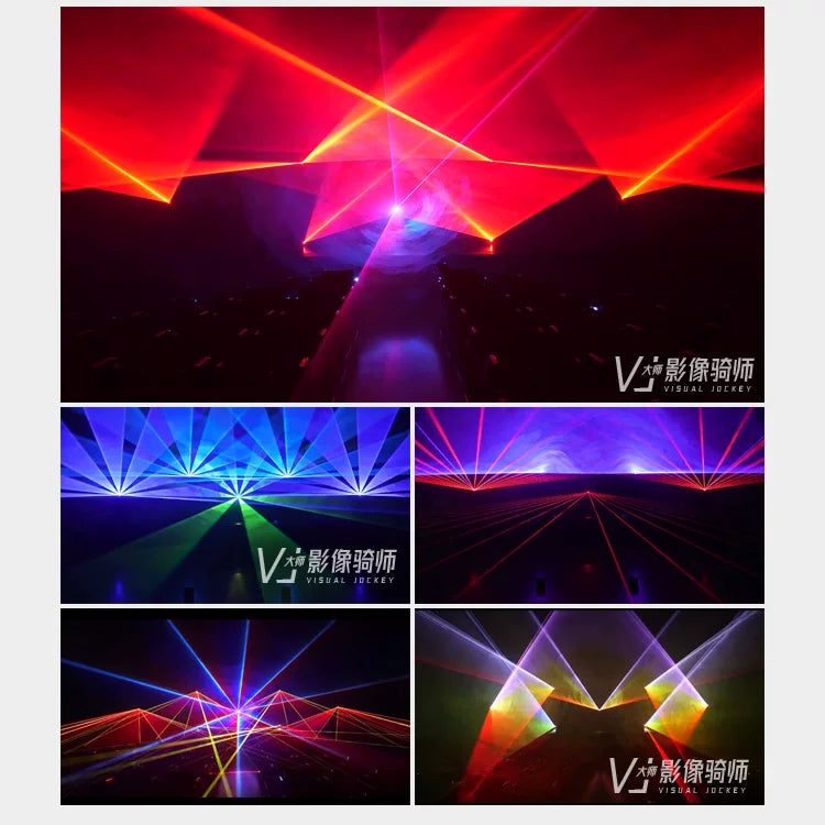 Visual Pack 🎬 | Cool Runway Laser & Light Show | LED Screen Projection Background for Bar Video 4K ✨
