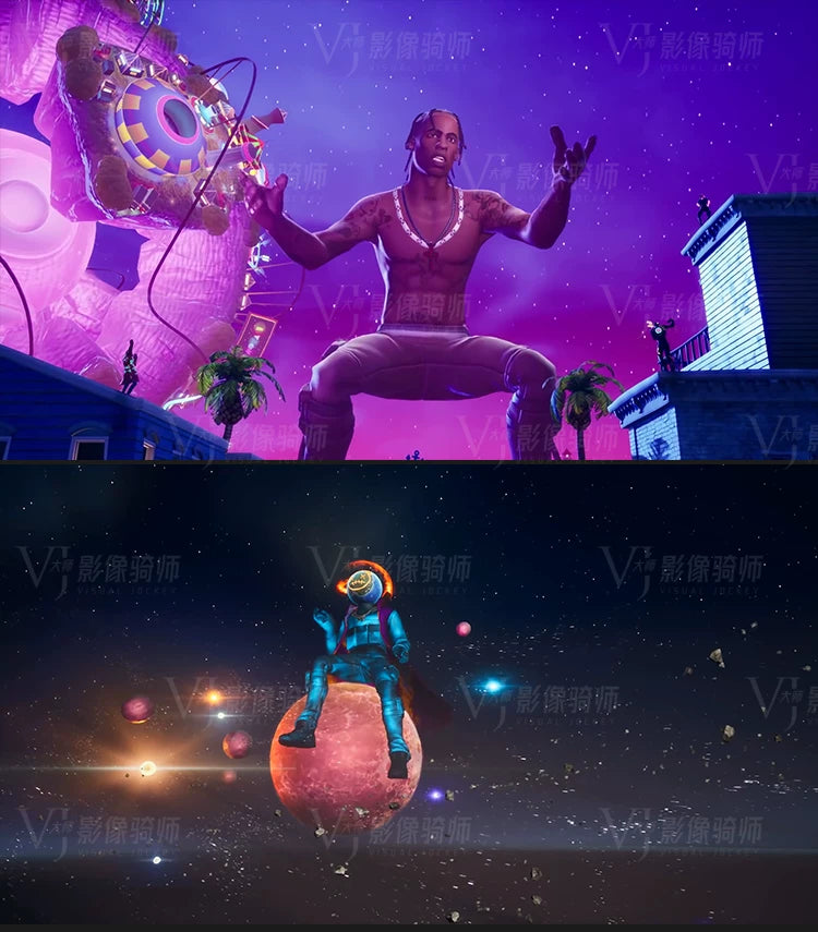 Visual Pack 🎬 | 3D Hip Hop Rap | VJ Loop LED Screen for Club, Bar & DJ MV Background 4K 🔥